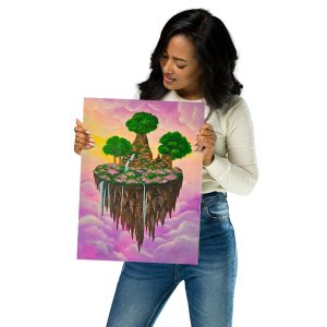 Island in the Clouds (Poster)