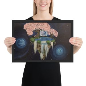 Sometimes you need Space (Framed Paper Print)