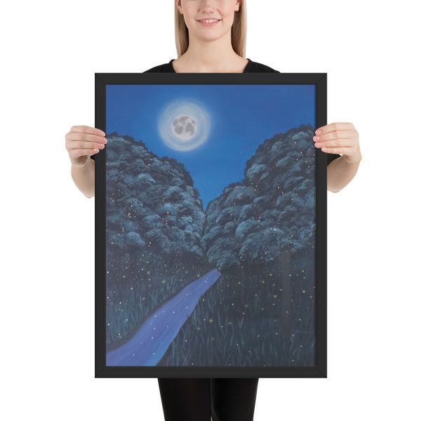 Moonlit Magic Forest (Framed Paper Print) - Image 6