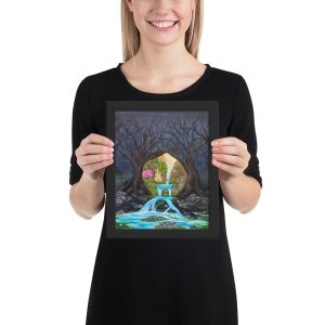 Imagination brings Growth (Framed Paper Print)