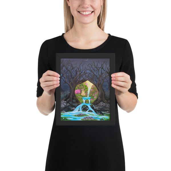 Imagination brings Growth (Framed Paper Print)