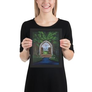 To Anther World (Framed Paper Print)