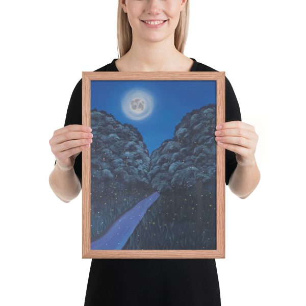 Moonlit Magic Forest (Framed Paper Print) - Image 10