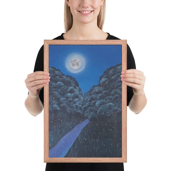 Moonlit Magic Forest (Framed Paper Print) - Image 11