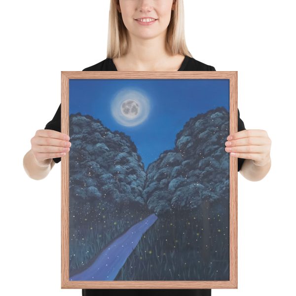 Moonlit Magic Forest (Framed Paper Print) - Image 12