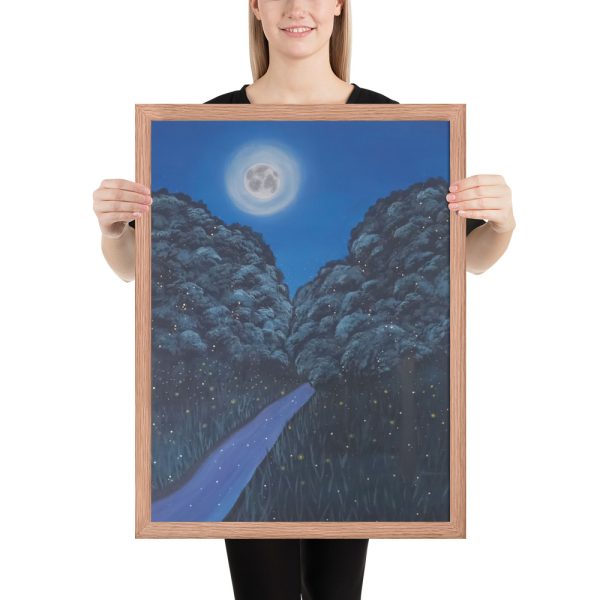 Moonlit Magic Forest (Framed Paper Print) - Image 13