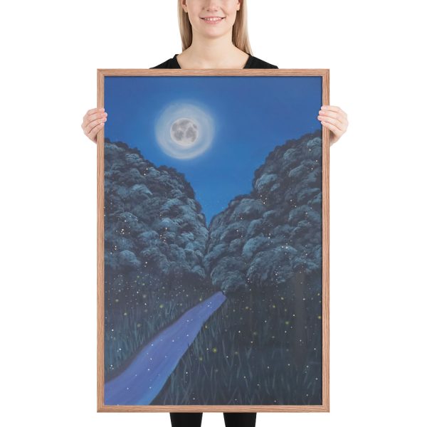 Moonlit Magic Forest (Framed Paper Print) - Image 14