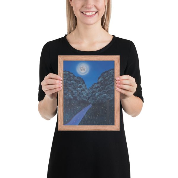 Moonlit Magic Forest (Framed Paper Print) - Image 8