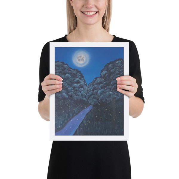 Moonlit Magic Forest (Framed Paper Print) - Image 16