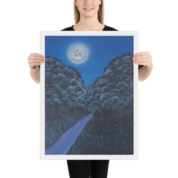 Moonlit Magic Forest (Framed Paper Print) - Image 20