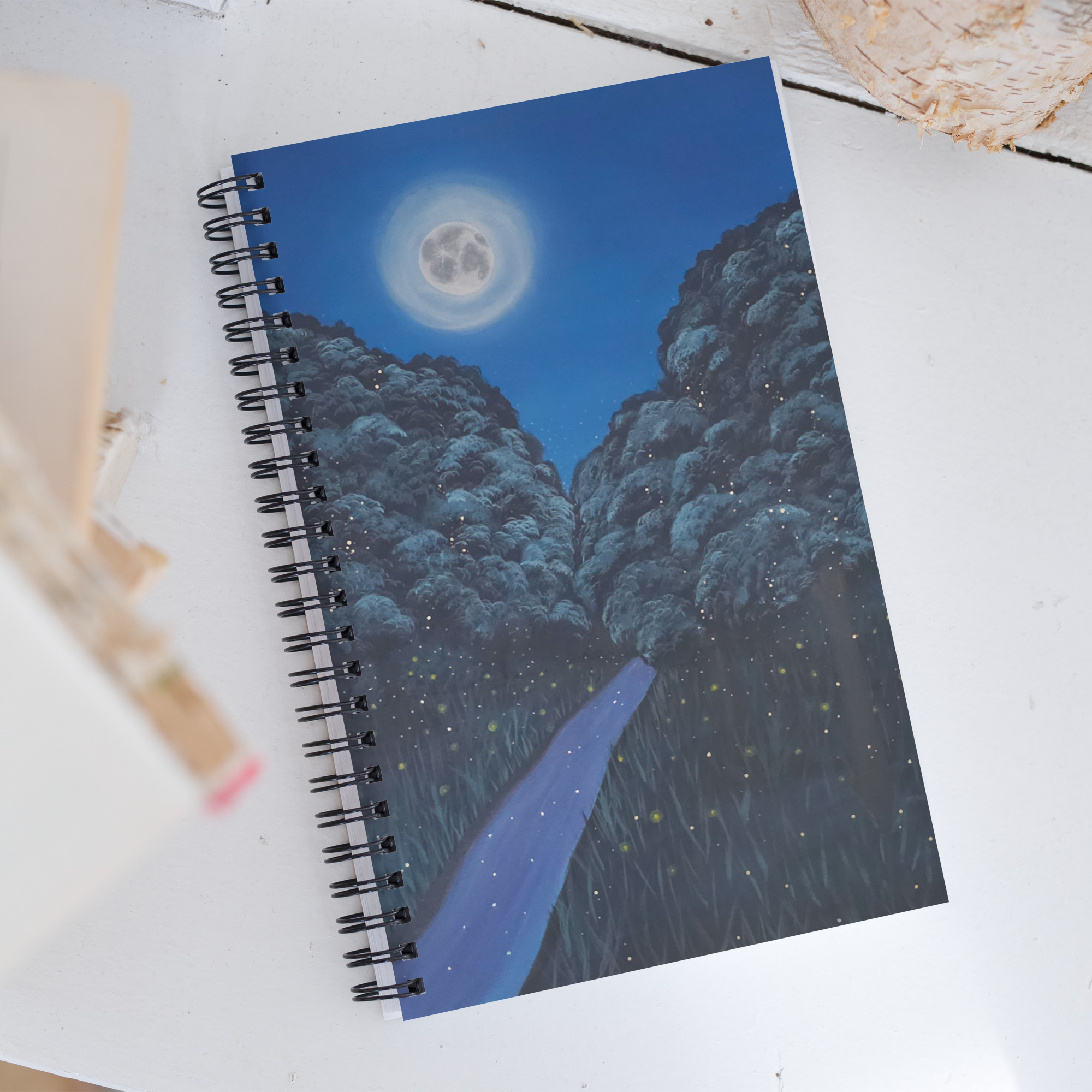 Spiral notebook (Moonilit Magic Forest)
