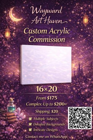 16x20 inch Commission (or equivalent size)