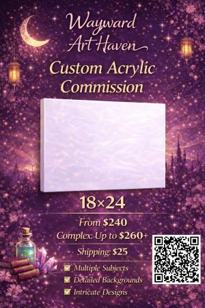 18x24 inch Commission (or equivalent size)